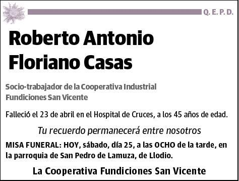 FLORIANO CASAS,ROBERTO ANTONIO