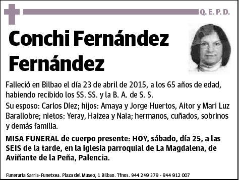 FERNANDEZ FERNANDEZ,CONCHI
