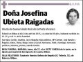UBIETA RAIGADAS,JOSEFINA