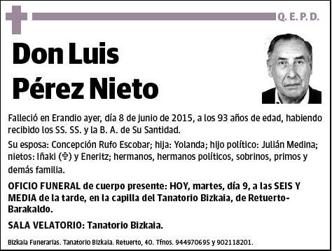 PEREZ NIETO,LUIS