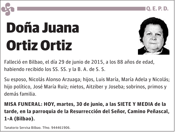 Juana Ortiz Ortiz