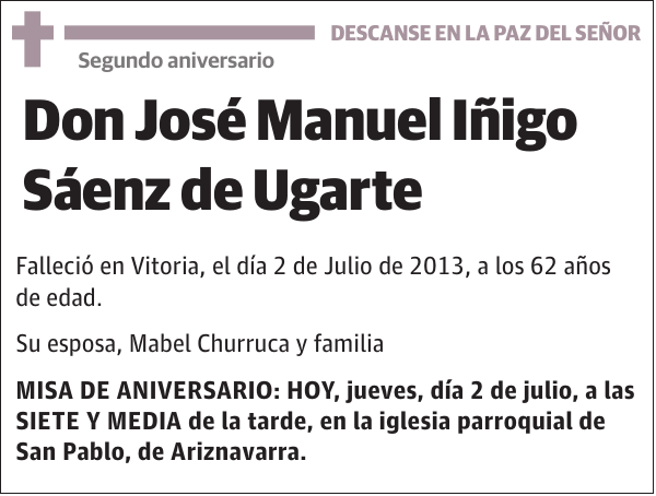 José Manuel Iñigo Sáenz de Ugarte