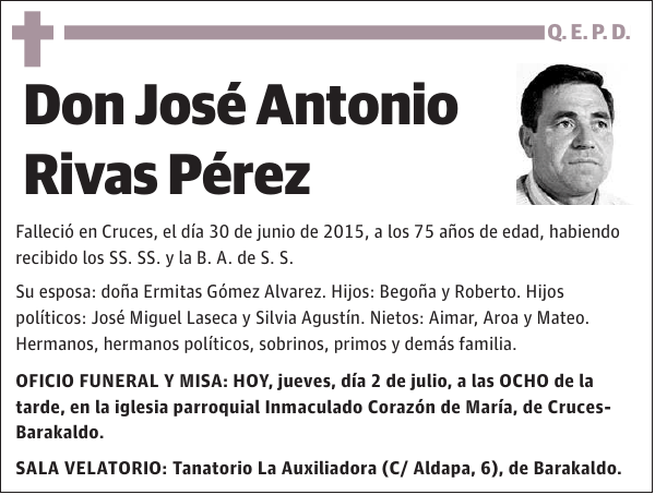 José Antonio Rivas Pérez