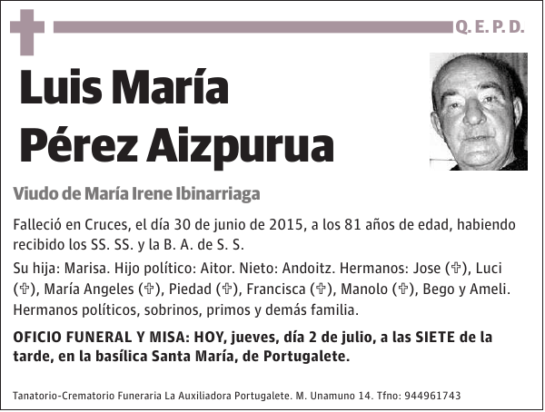 Luis María Pérez Aizpurua