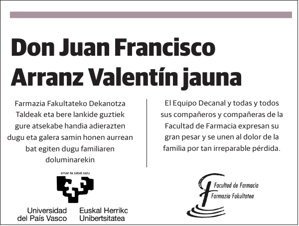 Juan Francisco Arranz Valentín