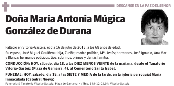 María Antonia Múgica González de Durana