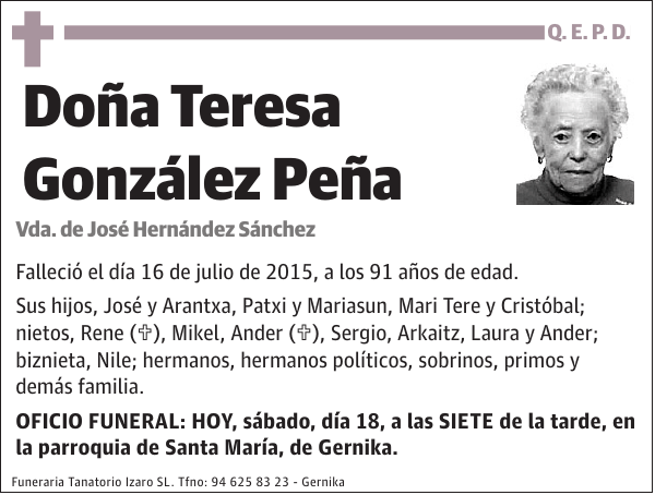 Teresa González Peña