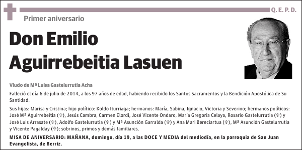 Emilio Aguirrebeitia Lasuen