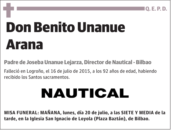 Benito Unanue Arana