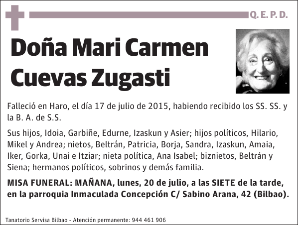 Mari Carmen Cuevas Zugasti