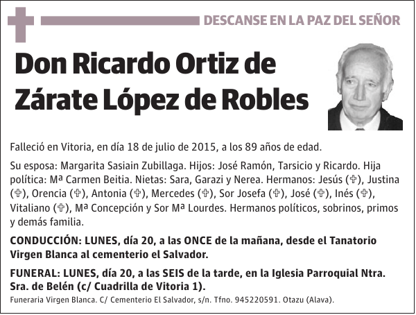 Ricardo Ortiz de Zárate López de Robles