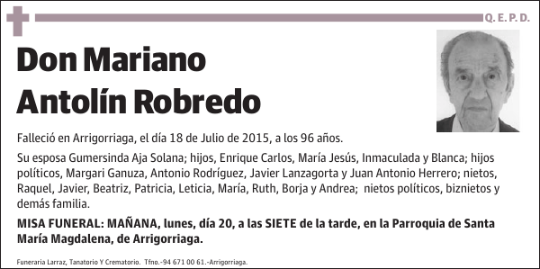 Mariano Antolín Robredo
