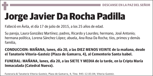 Jorge Javier Da Rocha Padilla