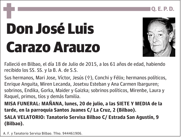 José Luis Carazo Arauzo