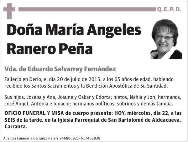 María Angeles Ranero Peña