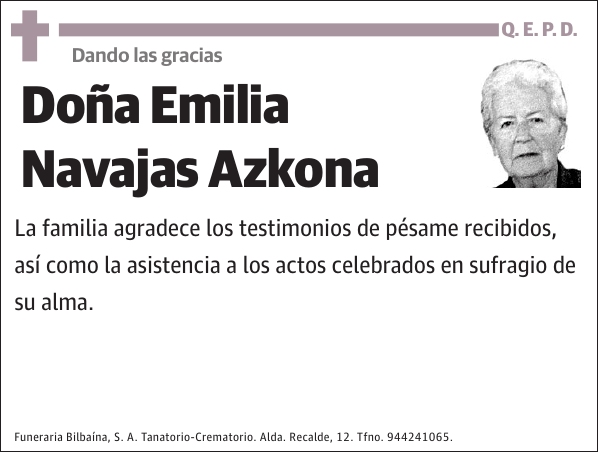 Emilia Navajas Azkona