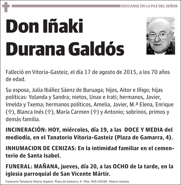 Iñaki Durana Galdós