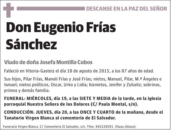 Eugenio Frías Sánchez