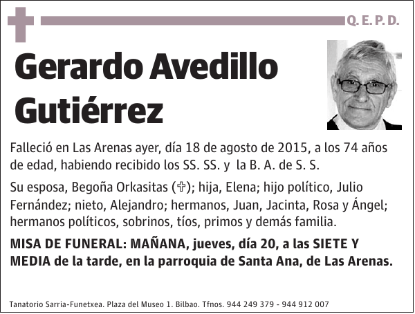Gerardo Avedillo Gutiérrez