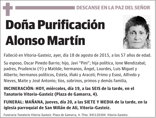 Purificación Alonso Martín