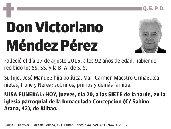 Victoriano Méndez Pérez