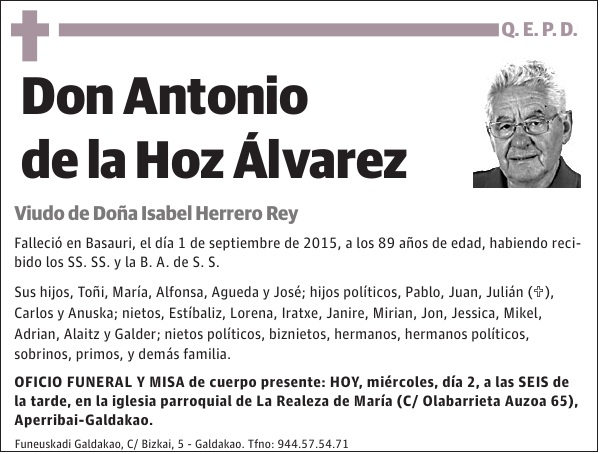 Antonio de la Hoz Álvarez