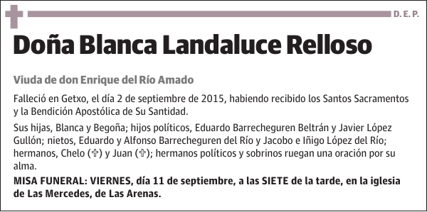Blanca Landaluce Relloso