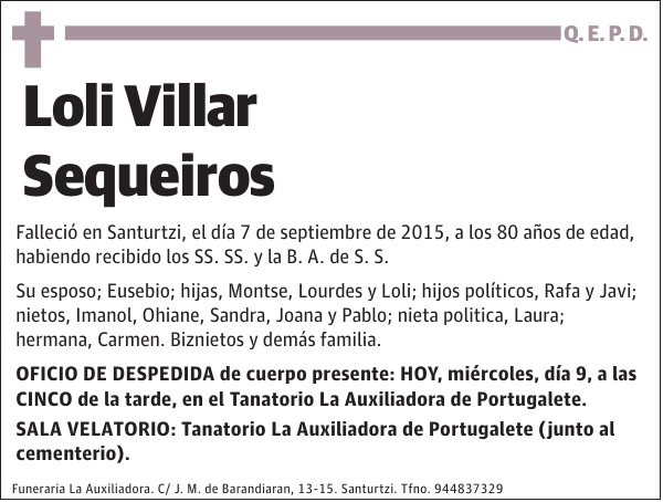 Loli Villar Sequeiros