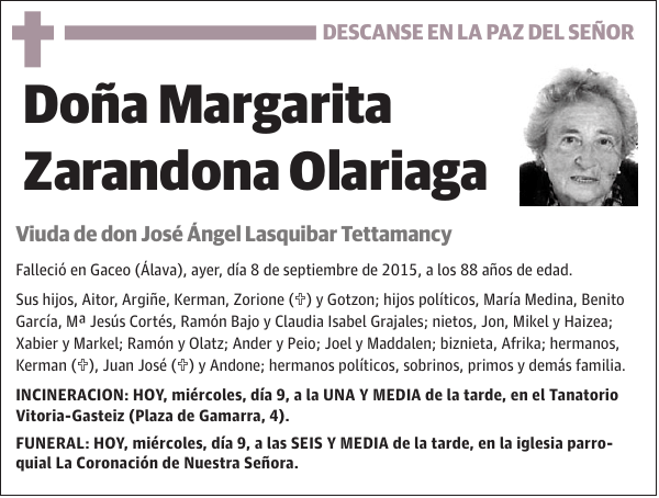 Margarita Zarandona Olariaga