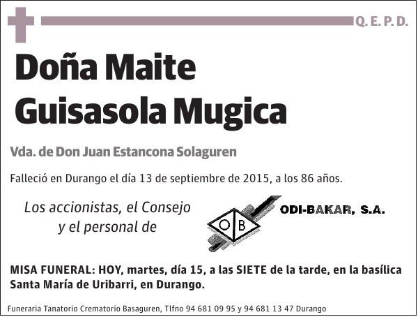 Maite Guisasola Mugica