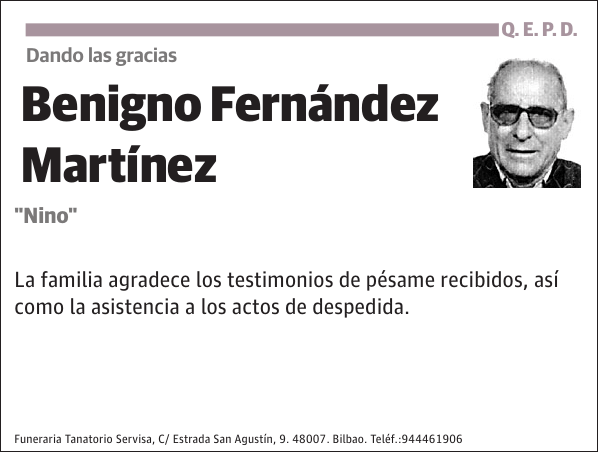 Benigno Fernández Martínez