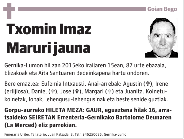 Txomin Imaz Maruri