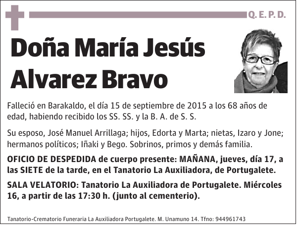 María Jesús Alvarez Bravo
