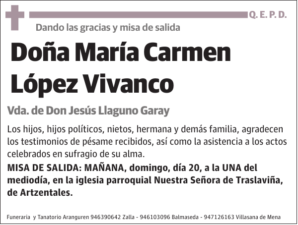 María Carmen López Vivanco