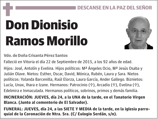 Dionisio Ramos Morillo