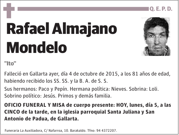 Rafael Almajano Mondelo