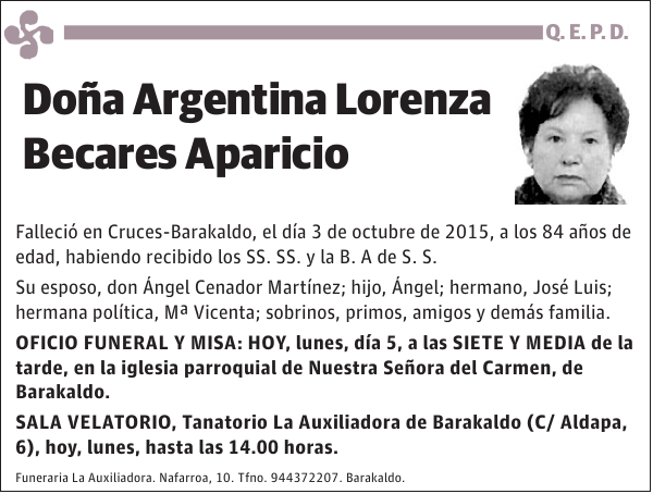 Argentina Lorenza Becares Aparicio