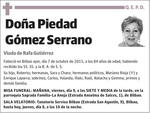 Piedad Gómez Serrano