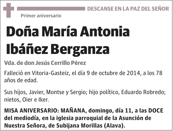 María Antonia Ibáñez Berganza