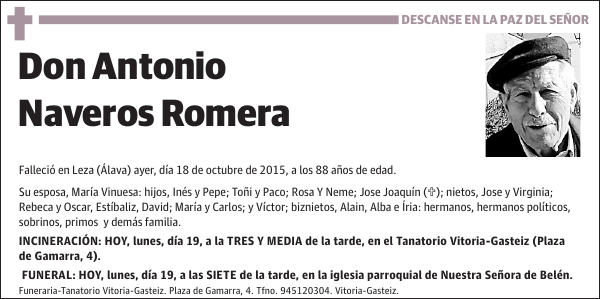 Antonio Naveros Romera