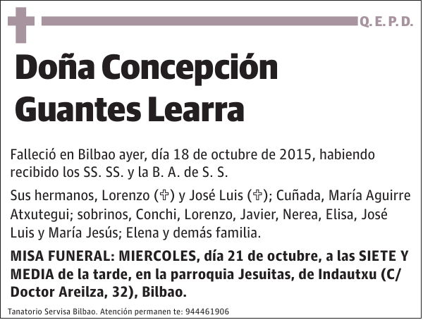 Concepción Guantes Learra