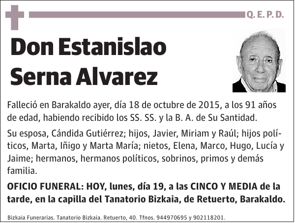 Estanislao Serna Alvarez
