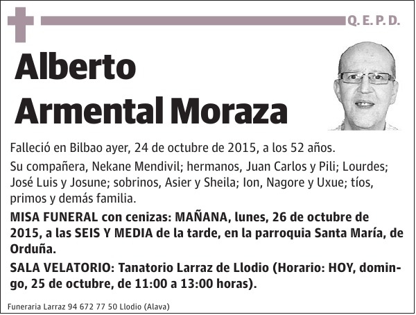 Alberto Armental Moraza