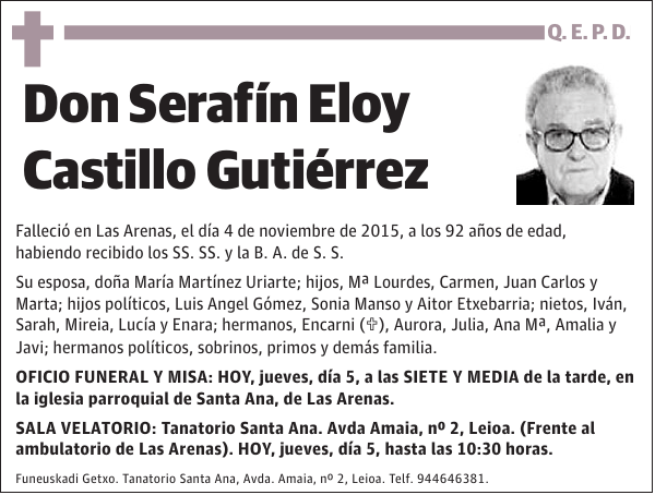 Serafín Eloy Castillo Gutiérrez