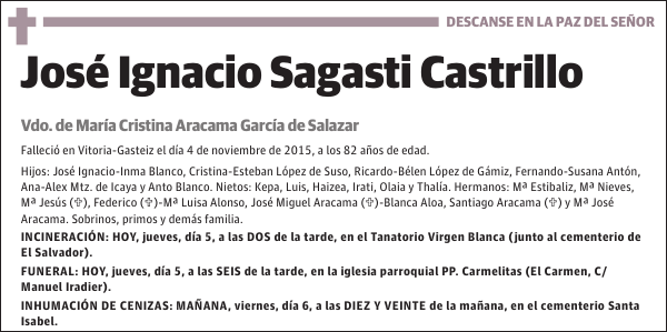 José Ignacio Sagasti Castrillo