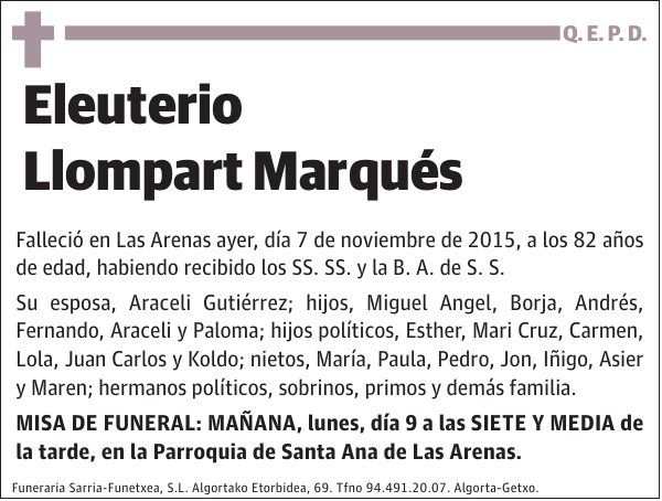 Eleuterio Llompart Marqués