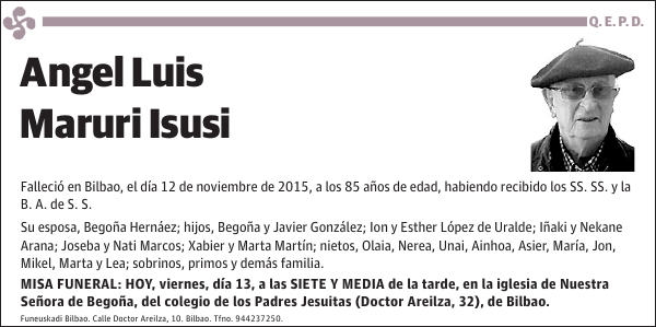Angel Luis Maruri Isusi