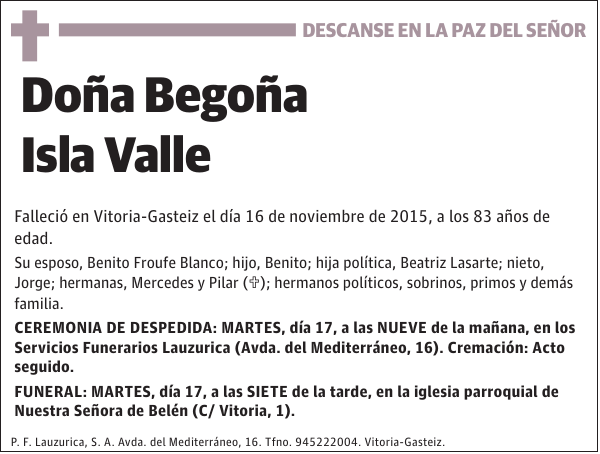 Begoña Isla Valle