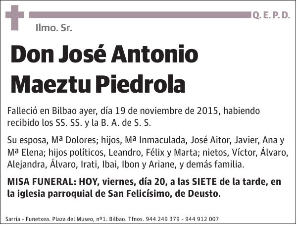 José Antonio Maeztu Piedrola