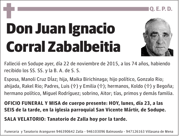 Juan Ignacio Corral Zabalbeitia